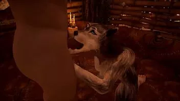 play A guy with a big penis fucks a furry wolf | big cock guy | 3d porn wildlife
